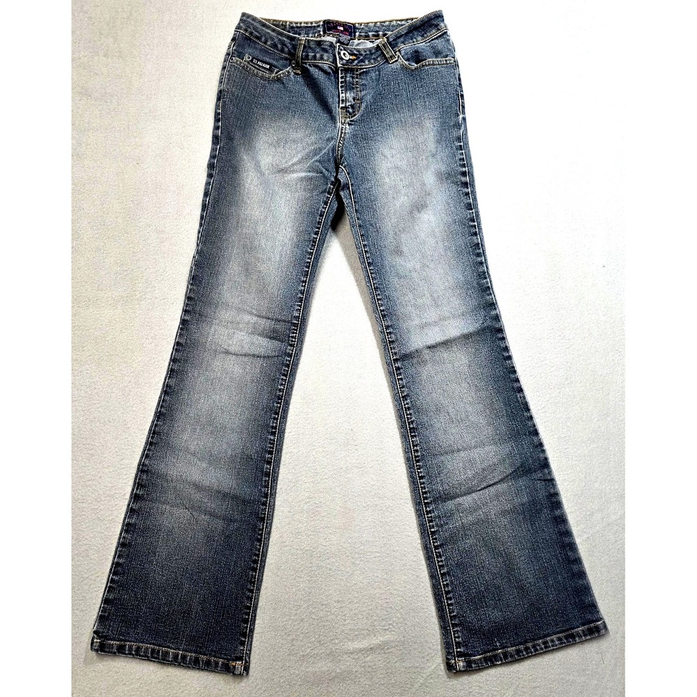 Vintage Y2K US Polo Assn Jeans Women 6 Blue Bootcut Embroidered Low Rise Western